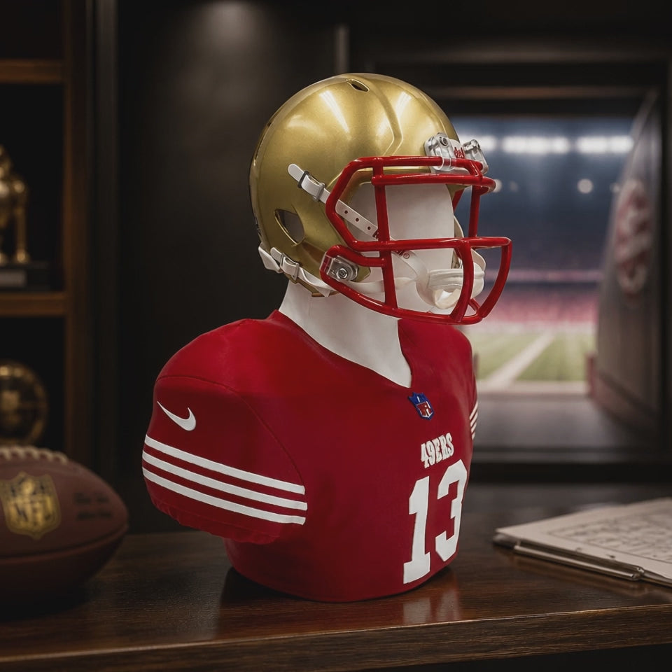 Custom NFL & NCAA Inspired Mini Helmet Displays